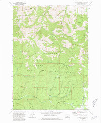 Download a high-resolution, GPS-compatible USGS topo map for Mc Clellan Mtn, OR (1981 edition)