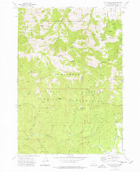 Download a high-resolution, GPS-compatible USGS topo map for Mc Clellan Mtn, OR (1976 edition)