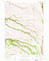Download a high-resolution, GPS-compatible USGS topo map for Mc Coy Ridge, OR (1972 edition)