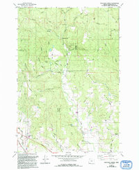 Download a high-resolution, GPS-compatible USGS topo map for Meacham Corner, OR (1992 edition)