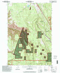 Download a high-resolution, GPS-compatible USGS topo map for Meacham Lake, OR (1998 edition)