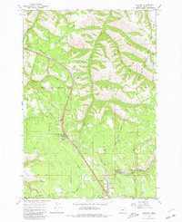 Download a high-resolution, GPS-compatible USGS topo map for Meacham, OR (1980 edition)