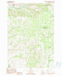 Download a high-resolution, GPS-compatible USGS topo map for Meadow Brook Summit, OR (1990 edition)