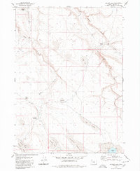Download a high-resolution, GPS-compatible USGS topo map for Meadow Lake, OR (1980 edition)