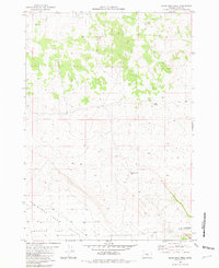 Download a high-resolution, GPS-compatible USGS topo map for Mean Rock Well, OR (1981 edition)
