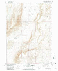 Download a high-resolution, GPS-compatible USGS topo map for Mickey Springs, OR (1982 edition)