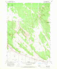 Download a high-resolution, GPS-compatible USGS topo map for Millican, OR (1969 edition)