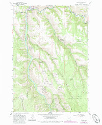 Download a high-resolution, GPS-compatible USGS topo map for Minam, OR (1985 edition)