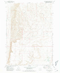 Download a high-resolution, GPS-compatible USGS topo map for Miranda Flat SE, OR (1981 edition)