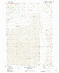 Download a high-resolution, GPS-compatible USGS topo map for Miranda Flat SW, OR (1981 edition)