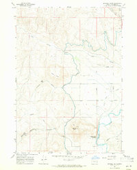 preview thumbnail of historical topo map of Malheur County, OR in 1967
