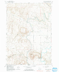 Download a high-resolution, GPS-compatible USGS topo map for Mitchell Butte, OR (1991 edition)