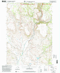 Download a high-resolution, GPS-compatible USGS topo map for Moffit Table, OR (2002 edition)