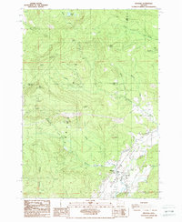 Download a high-resolution, GPS-compatible USGS topo map for Mohawk, OR (1988 edition)