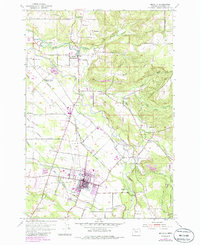 Download a high-resolution, GPS-compatible USGS topo map for Molalla, OR (1985 edition)