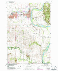 Download a high-resolution, GPS-compatible USGS topo map for Monmouth, OR (1987 edition)