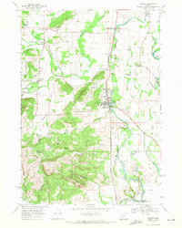preview thumbnail of historical topo map of Monroe, OR in 1969