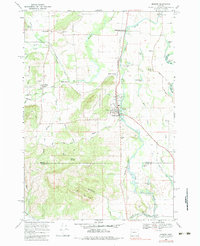 preview thumbnail of historical topo map of Monroe, OR in 1969