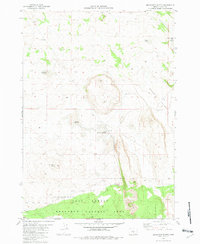Download a high-resolution, GPS-compatible USGS topo map for Moonlight Butte, OR (1981 edition)