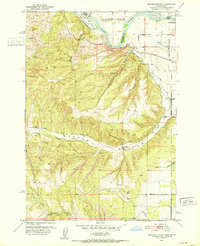 Download a high-resolution, GPS-compatible USGS topo map for Moores Hollow, OR (1952 edition)