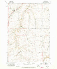 Download a high-resolution, GPS-compatible USGS topo map for Moro, OR (1973 edition)