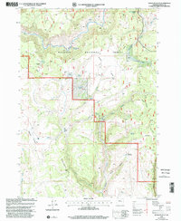 Download a high-resolution, GPS-compatible USGS topo map for Mosquito Flat, OR (2002 edition)