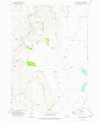 preview thumbnail of historical topo map of Malheur County, OR in 1973
