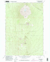 Download a high-resolution, GPS-compatible USGS topo map for Mount Bachelor, OR (1995 edition)