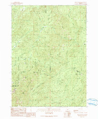 Download a high-resolution, GPS-compatible USGS topo map for Mount Bolivar, OR (1990 edition)