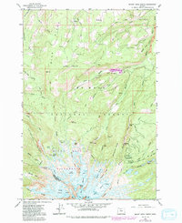 Download a high-resolution, GPS-compatible USGS topo map for Mount Hood North, OR (1992 edition)