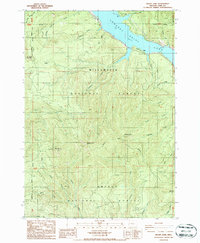 Download a high-resolution, GPS-compatible USGS topo map for Mount June, OR (1986 edition)