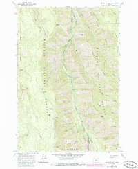 Download a high-resolution, GPS-compatible USGS topo map for Mount Moriah, OR (1985 edition)