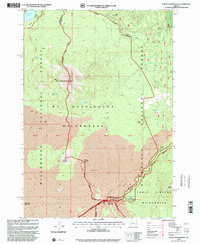 Download a high-resolution, GPS-compatible USGS topo map for Mount Washington, OR (2001 edition)