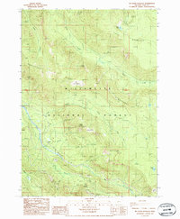 Download a high-resolution, GPS-compatible USGS topo map for Mt David Douglas, OR (1986 edition)