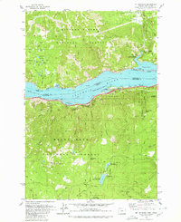 Download a high-resolution, GPS-compatible USGS topo map for Mt Defiance, OR (1980 edition)