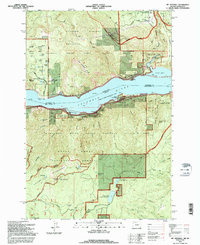Download a high-resolution, GPS-compatible USGS topo map for Mt Defiance, OR (1996 edition)