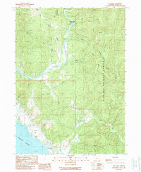 Download a high-resolution, GPS-compatible USGS topo map for Mt Emily, OR (1989 edition)