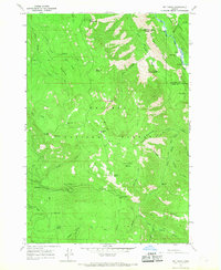 Download a high-resolution, GPS-compatible USGS topo map for Mt Fanny, OR (1967 edition)