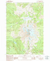 Download a high-resolution, GPS-compatible USGS topo map for Mt Jefferson, OR (1998 edition)
