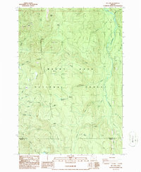 Download a high-resolution, GPS-compatible USGS topo map for Mt Lowe, OR (1986 edition)