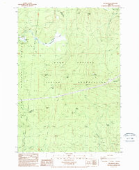 preview thumbnail of historical topo map of Wasco County, OR in 1985