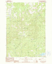 Download a high-resolution, GPS-compatible USGS topo map for Mule Deer Ridge, OR (1990 edition)