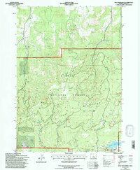 Download a high-resolution, GPS-compatible USGS topo map for Mule Deer Ridge, OR (1997 edition)