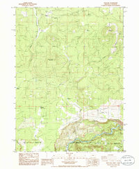 Download a high-resolution, GPS-compatible USGS topo map for Mule%20Hill, OR (1986 edition)