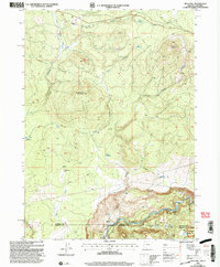 preview thumbnail of historical topo map of Klamath County, OR in 2001