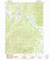 Download a high-resolution, GPS-compatible USGS topo map for Murphy, OR (1986 edition)