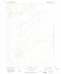 Download a high-resolution, GPS-compatible USGS topo map for Mustang Butte, OR (1975 edition)