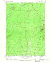 preview thumbnail of historical topo map of Klamath County, OR in 1967