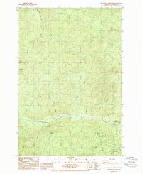 preview thumbnail of historical topo map of Clatsop County, OR in 1985