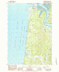 Download a high-resolution, GPS-compatible USGS topo map for Newport South, OR (1985 edition)